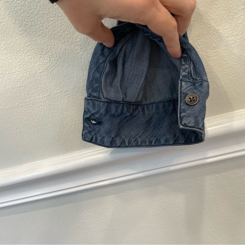 Rails Chambray Denim Top Button Up Size Xs - image 3